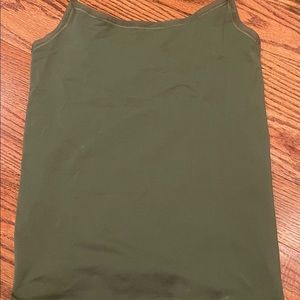 Army green seamless tank top